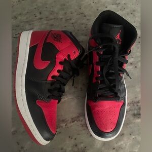 Air Jordan nike Red and Black Sneakers